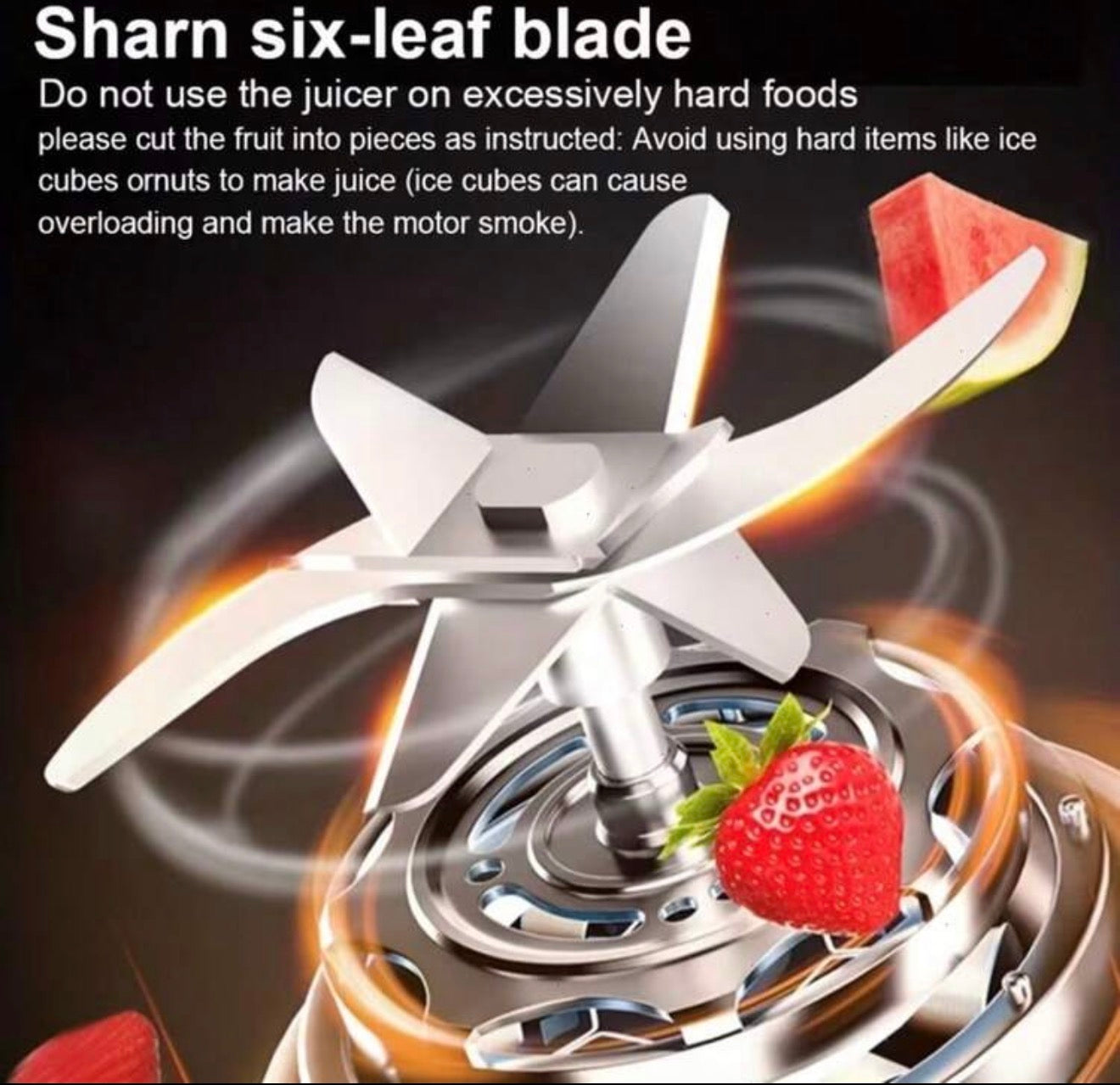 Happy Home Portable Blender | 380 USB-C Rechargeable Travel Juicer